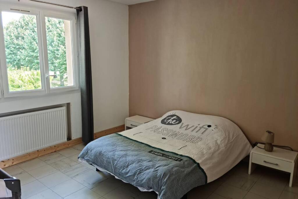 maison centre de bellegarde avec jardin et terrasse équipée d'un salon de jardin et d'un barbecue cuisine équipée 3 chambres avec 2 lits double 140x190 et 2 lits simple chauffage poêle à granulés parking gratuit devant la maison Bellegarde-du-Loiret Esterno foto